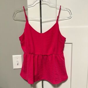 Monteau Vibrant Pink Camisole Top